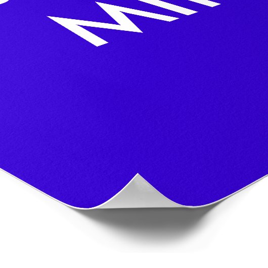 Poster Conserver le calme Confiance en Dieu Croire aux mi (Coin)