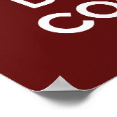 Poster Conserver le calme et boire du café (Coin)