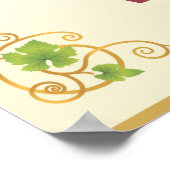 Poster Conserver le calme et boire du vin Cadeau Art uniq (Coin)