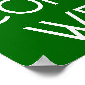 Poster Conserver le calme et continuer l'écriture (Coin)