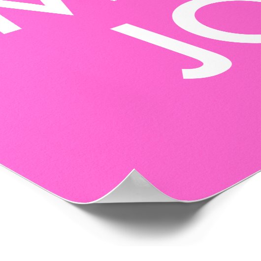 Poster Conserver le calme et épouser l'impression (Coin)