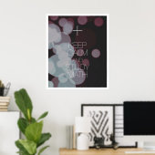 Poster Conserver le calme et étudier les mathématiques (Bureau à domicile)