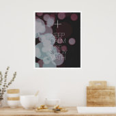 Poster Conserver le calme et étudier les mathématiques (Cuisine)