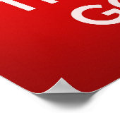 Poster Conserver le calme et faire confiance à Dieu (Coin)