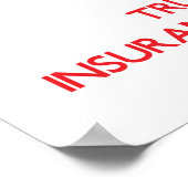 Poster Conserver le calme et faire confiance à votre assu (Coin)