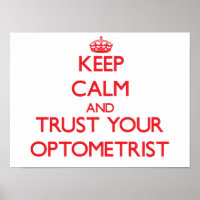 Conserver le calme et faire confiance à votre opto