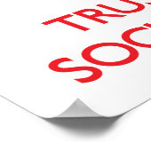 Poster Conserver le calme et faire confiance à votre trav (Coin)