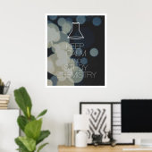 Poster Conserver le calme et la chimie de l'étude (Bureau à domicile)