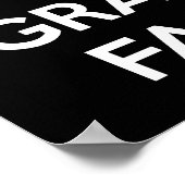 Poster Conserver le calme et la grâce face (Coin)