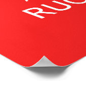 Poster Conserver le calme et la rondeur (Coin)