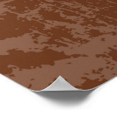 Poster Conserver le calme et le bocce Brown désorganisé 2 (Coin)