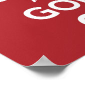 Poster Conserver le calme et le golf sur papier (Coin)