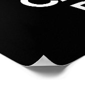 Poster Conserver le calme et porter le rhum (Coin)