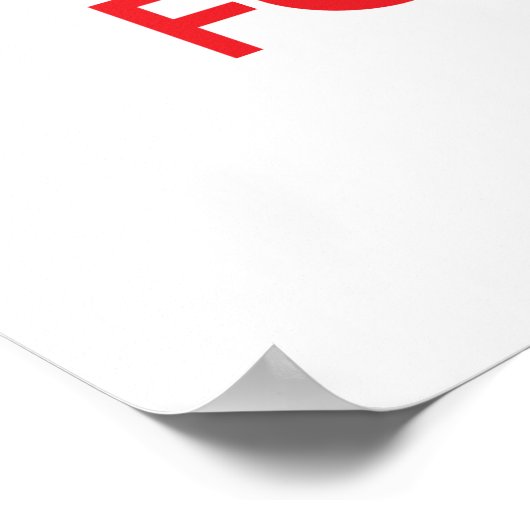 Poster Conserver le calme et se concentrer sur Grit (Coin)