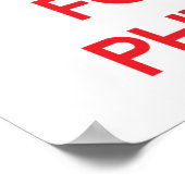 Poster Conserver le calme et se concentrer sur la philoso (Coin)