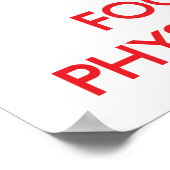 Poster Conserver le calme et se concentrer sur la physiot (Coin)