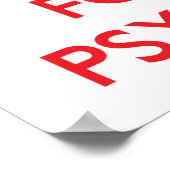 Poster Conserver le calme et se concentrer sur la psychol (Coin)