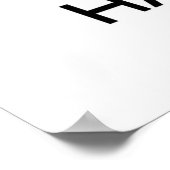 Poster Conserver le calme et se concentrer sur les coiffe (Coin)