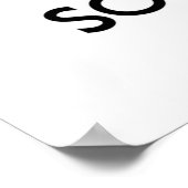 Poster Conserver le calme et se concentrer sur les études (Coin)