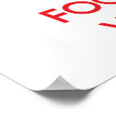 Poster Conserver le calme et se concentrer sur les Wicket (Coin)