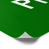 Poster Conserver le calme et signaler l'affiche d'hameçon (Coin)