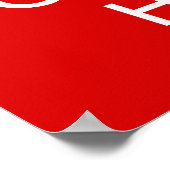 Poster Conserver le Modèle calme Ajouter votre texte pers (Coin)