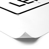 POSTER CONSERVER LE SIGNE GAUCHE (Coin)