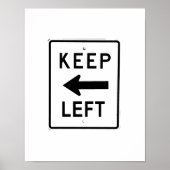 POSTER CONSERVER LE SIGNE GAUCHE (Devant)