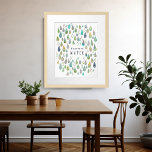 Poster CONSERVER L'EAU Protéger La Planète Sauver La Terr<br><div class="desc">Regardez ce mur d'art significatif,  fait à la main par moi pour vous ! N'hésitez pas à ajouter votre propre texte ou à modifier les couleurs. Visitez mon magasin pour plus de détails !</div>
