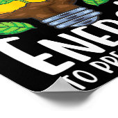 Poster Conserver l'environnement vert de l'arbre d'ampoul (Coin)