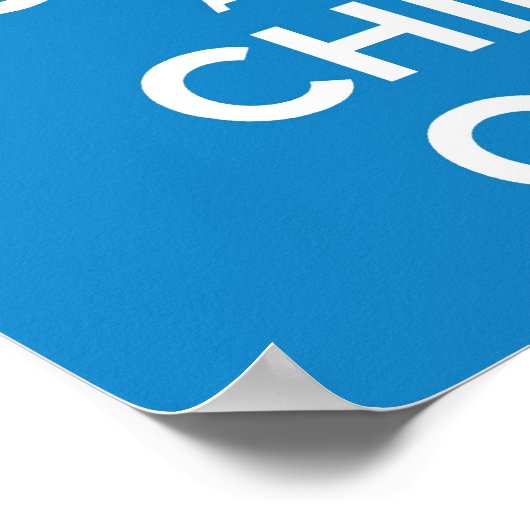 Poster Conserver l'impression Calme et Décongélation (Coin)