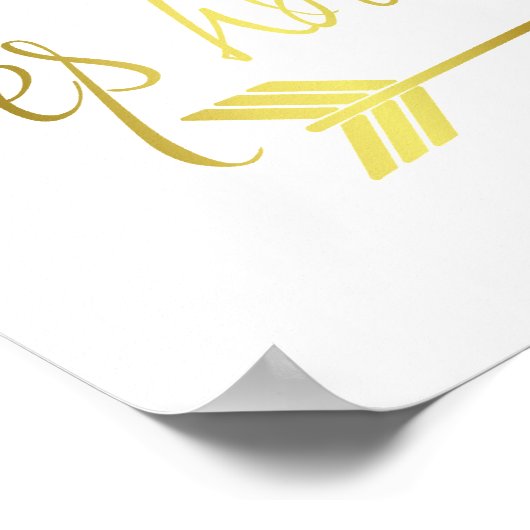 Poster Conserver l'impression en or (Coin)