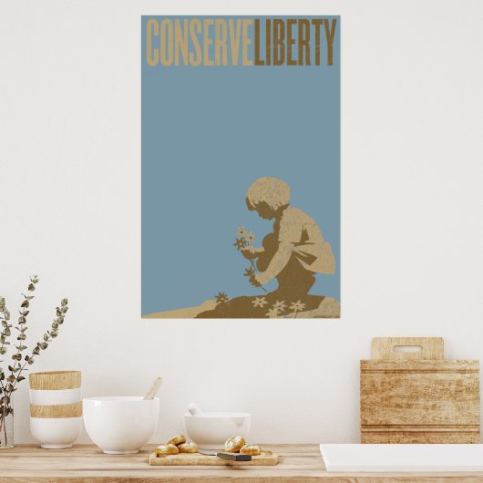 Poster Conserver l'impression Liberty (Cuisine)