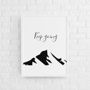 Poster Conserver Noir Moderne En Simple