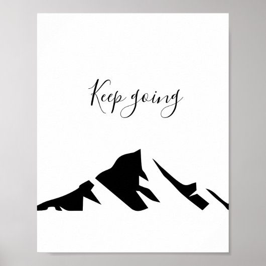 Poster Conserver Noir Moderne En Simple (Devant)