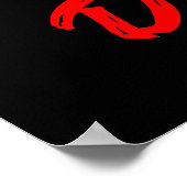 Poster Conserver votre distance (Coin)