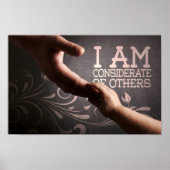 Poster "Considérer les autres" Motivation Affirmation (Devant)