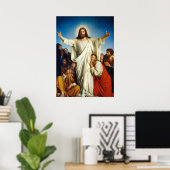 Poster Consolation Jésus-Christ (Bureau à domicile)