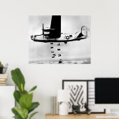 Poster Consolidated B-24 Liberator (Bureau à domicile)