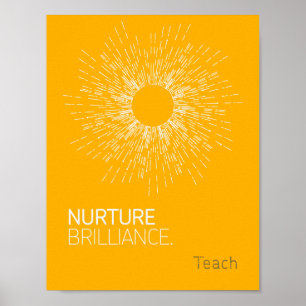 Poster Consolidez l'affiche de brillant