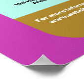 Poster Consommation de médicaments d'ordonnance Retourner (Coin)