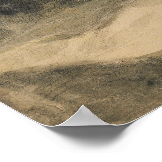 Poster Constable - Arbres dans un pré (Coin)