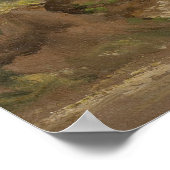 Poster Constable - Bancs de sable et une charrette et des (Coin)