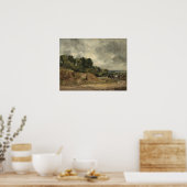 Poster Constable - Bancs de sable et une charrette et des (Cuisine)