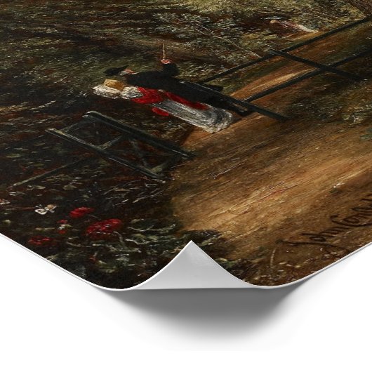 Poster Constable - Cathédrale de Salisbury de l'évêque (Coin)