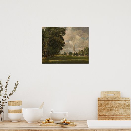 Poster Constable - Cathédrale Salisbury De Lower Marsh (Cuisine)