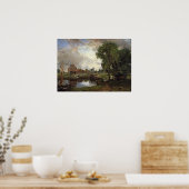 Poster Constable - Dedham Lock And Mill 1820 (Cuisine)