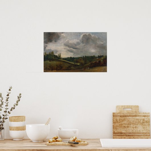 Poster Constable - East Bergholt (Cuisine)