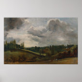 Poster Constable - East Bergholt (Devant)