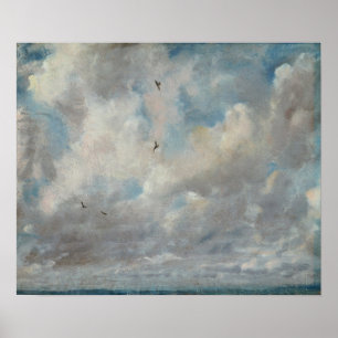 Poster Constable - Étude Cloud